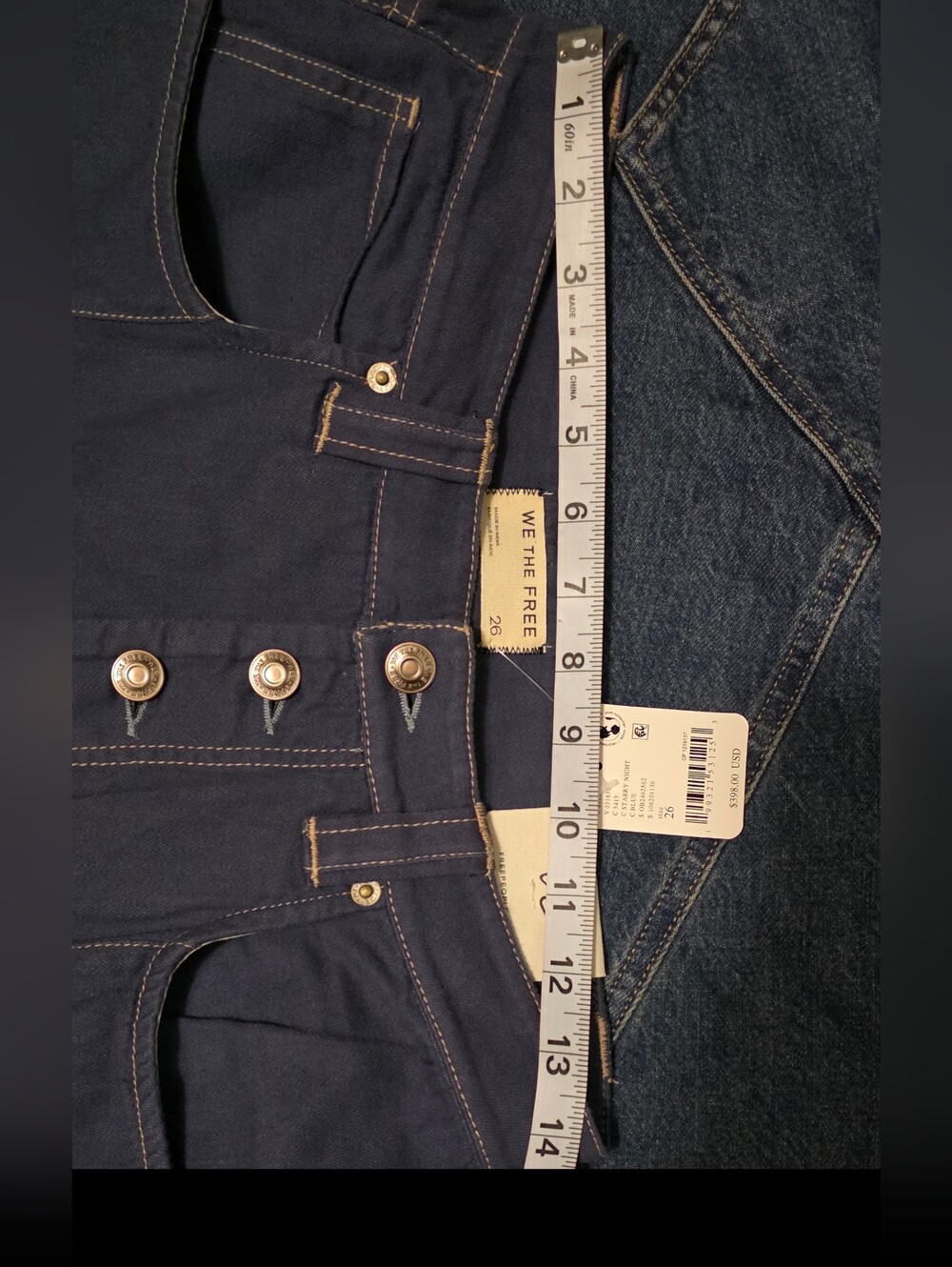 We The Free Kaleidoscope Wide Leg Jeans Size 26 SOLD OUT - Picture 9 of 12